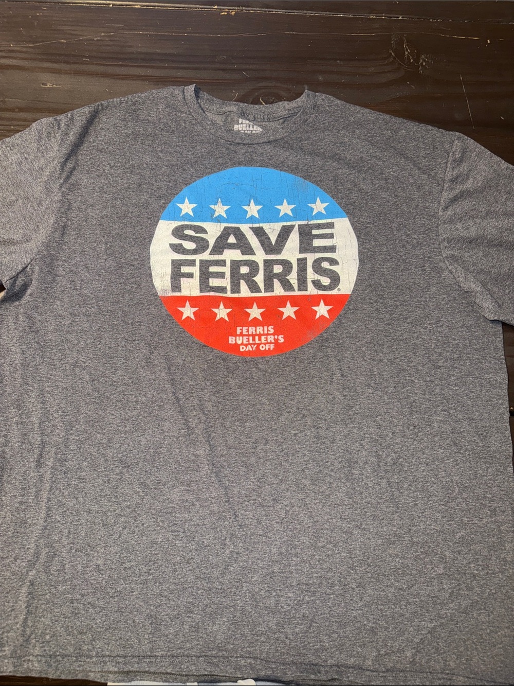 Save Ferris Graphic Tee - Gray Crewneck